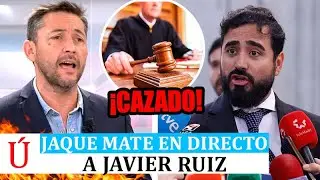 Javier Ruiz AL BANQUILLO! SE VUELVE LOCO EN TVE EN DIRECTO el d&iacute;a QUE SE CONOCE DENUNCIA de Alvise