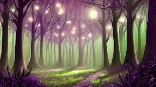 Spooky Forest Music - Night Firefly Woods ★929 | Dark, Mystery