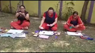 Explorando papéis - Berçário 2 A, B, C - CEI Maria Natividade Machado