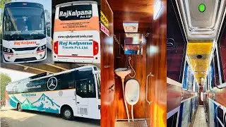 New Interior Luxury AC sleeper bus with toilet manufacturing / Luxury AC sleeper बस निर्माण