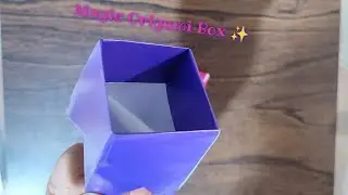 Magic Origami Box|Easy Paper Organizer for Pins & Clips/آموزش اوریگامی جعبه جادویی| برای پونز و گیره