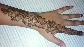Latest back hand mehndi design😍 / A&R Awesome Arts