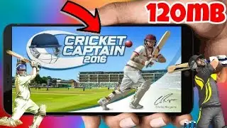 Cricket Captain 2016 || Download in android Free || 100% working || 120mb only || 2018