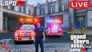 LIVE: GTA 5 Fire/EMS *UPDATED* Rescue Callouts by Panos1221