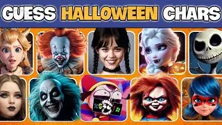 🎃Guess Who's Dancing? | 👻Special Halloween Edition Quiz | Wednesday, Beetlejuice, Elsa | NT Quiz