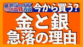 金と銀のダブル急落がついに発生｜わずか数時間で時価総額1,100兆円が消滅｜ゴールド＆シルバー3つの急落理由とは？｜急落でも淡々と買えるのはコア戦略のおかげ【米国株投資】2026.1.31