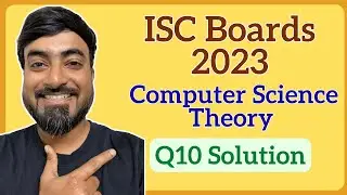 ISC 2023 Computer Science Theory Paper Question 10 Solution | Create a Supply class