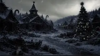 Post-Apocalyptic North Pole Ambience || 8 Hours