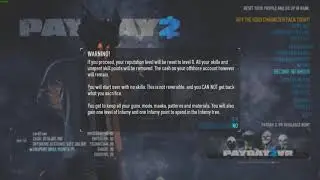 PAYDAY 2 - Infamy level 25
