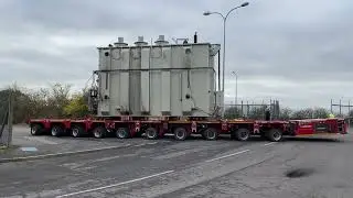 400kv  ABB Transformer move large load #work
