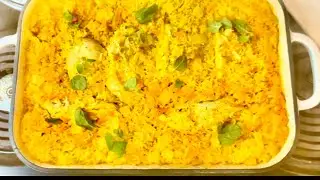 Chicken with turmeric rice and carrots! DELICIOUS 