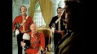 Wajid and Outram in a scene from  Satyajit Ray's 'Shatranj ke Khilari' (1977)