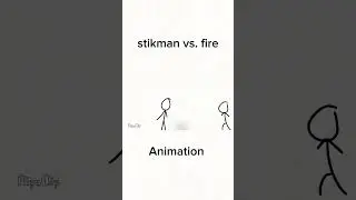 stikman vs. fire. #animation #fight #elements