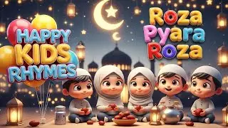 Roza Pyara Hai | Sweet Kids Naat | Happy Kids Rhymes