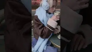 My Accessories London Blue scarf and Earmuffs