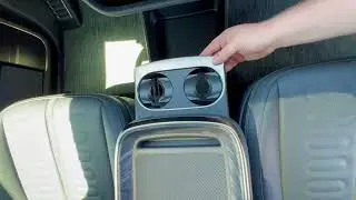 R1T Hidden Front-row Cup Holders