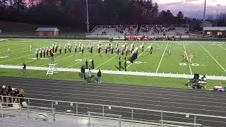 North Buncombe High School Blackhawk Marching Band - National Anthem