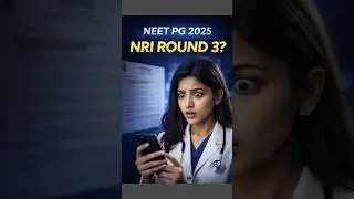 Cut-Off Reduction ke Baad NRI Conversion Notice OUT | NEET PG 2025 Round 3 #shorts