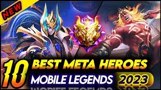 10 BEST META HEROES MOBILE LEGENDS 2023 - SEASON 27 | Mobile Legends Tier List