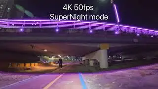 Dji action6 supernight mode 4k 50fps vs 25fps