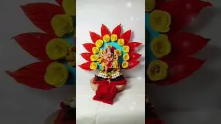 Decoration For Durga Puja/ Durga Puja Stand #easy #craft #durgapujacraft