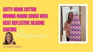 Cotty Home Cotton Heat Resistant Ironing Board Cover Review