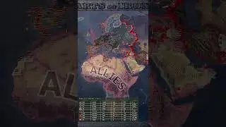 WW2 WITH DIFFERENT FACTIONS /HOI4 TIMELAPSE  #heartsofiron4 #hoi4 #history #gaming #hoi4timelapse