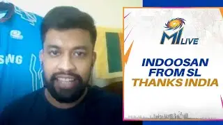 MI Live - MI's Sri Lankan fan Indoosan thanks India | Mumbai Indians