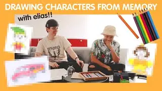 Drawing characters (and 2 logos) from memory with Elias
