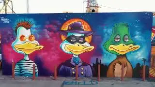 Graffzity x The Mallard Order Mural Art Piece in Los Angeles