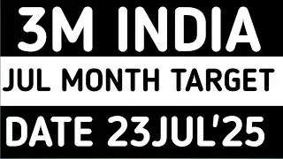 3M INDIA STOCK LATEST NEWS 23JUL'25/3M INDIA SHARE LATEST NEWS UPDATES WITH TARGET ANALYSIS