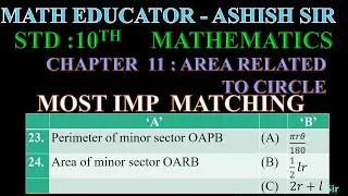 &lsquo;A&rsquo; &lsquo;B&rsquo;23. Perimeter of minor sector OAPB (A)&pi;r&theta;/180 24.   Area of minor sector OARB(B)1/2lr (C)2r+l