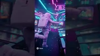 🎮 Neon Dreams: The Astronaut Who Danced Through the 80s Arcade