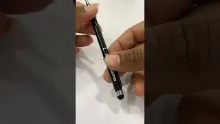 Black Metal Ball Pen: Mobile Touch and Twist Mechanism for Seamless Writing