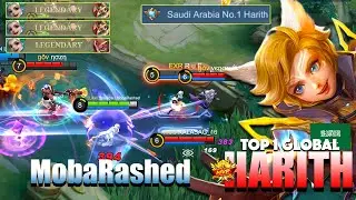 Saudi Arabia Number 1 Harith with Unli Dash | Top 1 Global Harith Gameplay By MobaRashed | MLBB