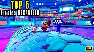 Top 5 Finales de Fall Guys en Hexanillo (Hex-A-Ring)