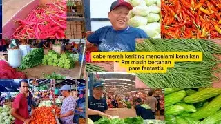Cabe merah keriting mengalami kenaikan Rm masih tetap pare nya yang fantastis dan cesim 