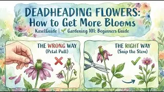 Stop Just Pulling Off Petals! 🥀 The #1 Deadheading Mistake New Gardeners Make
