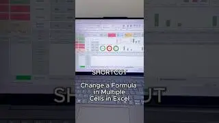 Change a Formula in Multiple Cells in Excel