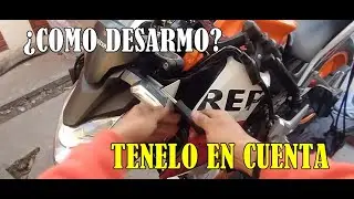 Desarme de dirección y despiece del frente Honda CB 190 R - Explicación y Detalles