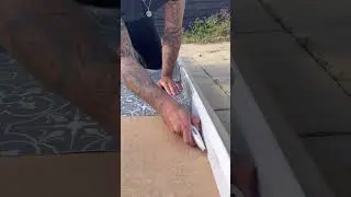 How To Cut Vinyl  Lino Flooring #short