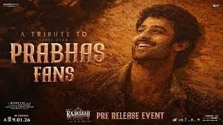 Rebel Star Prabhas Fans Special Mashup | The RajaSaab Pre-Release Event | Shreyas Media