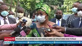 Poursuite de la ronde de Lydia Mikolo dans les structures sous tutelle