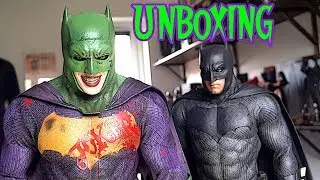 UNBOXING HOT TOYS BATMAN IMPOSTER VERSION 1/6 SCALE FIGURE