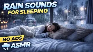 No Ads Rain Sounds for Sleeping - ASMR Rain and Thunder Sounds For Sleeping, Relaxing