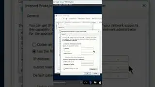 Set IP address on Windows.  #shorts #shortsfeed