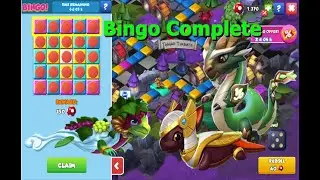 Mini Bingo Complete-Dragon Mania Legends | Dragon Board Event | DML