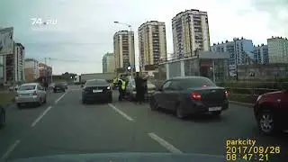 ДПС разняли драку двух водителей