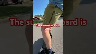 SNOWBOARD FEELING ALL YEAR! #summerboard #electricskateboard