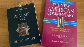 Psalms 1-72 Kidner Classic Commentaries also the N.A.C commentary in 1 and 2 Peter and Jude